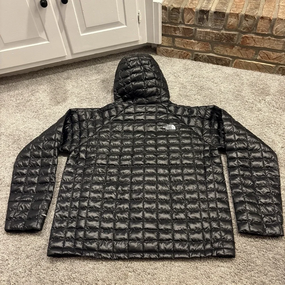 NEW The North Face Thermoball Hooded Jacket Black Men's XL NFOA8D1N $250 NWT